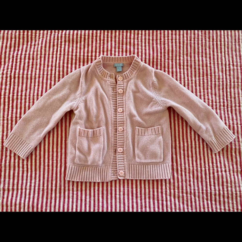 COS 100% cashmere girls sweater (1T-2T)